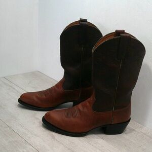 Ariat Leather Western Country Classic Rancher Boots Size 10 EE Extra Wide